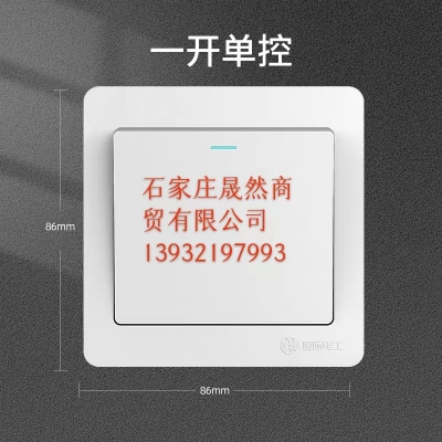 墻壁開關(guān) 單開  10個(gè)/裝