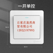 墻壁開關(guān) 單開  10個(gè)/裝